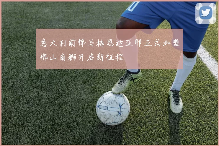 意大利前锋马梅恩迪亚耶正式加盟佛山南狮开启新征程